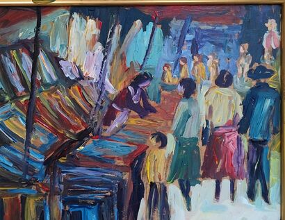 En el mercado - a Paint Artowrk by Javier Corral